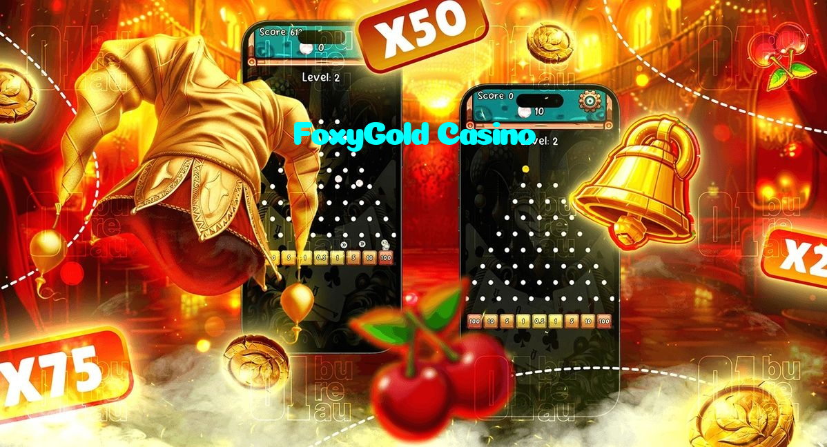 FoxyGold Casino casino presented on mobile device in Pakistan with slots and live games
